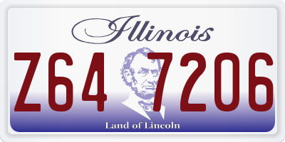 IL license plate Z647206