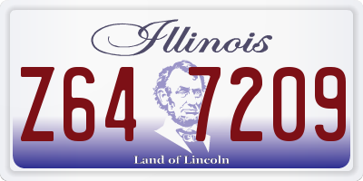 IL license plate Z647209