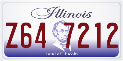 IL license plate Z647212