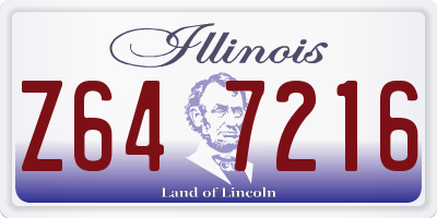IL license plate Z647216
