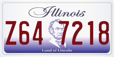 IL license plate Z647218