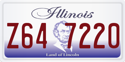 IL license plate Z647220