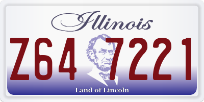 IL license plate Z647221