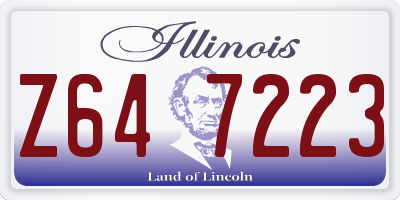 IL license plate Z647223