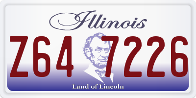 IL license plate Z647226