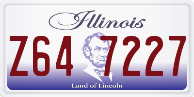 IL license plate Z647227