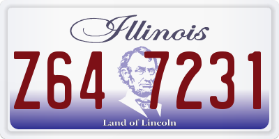 IL license plate Z647231