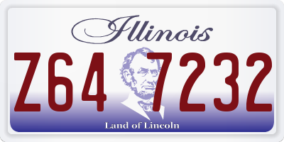 IL license plate Z647232