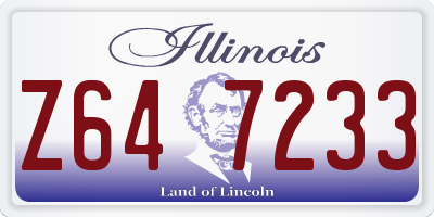 IL license plate Z647233