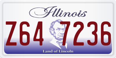 IL license plate Z647236