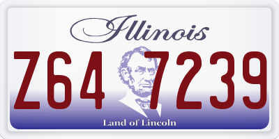 IL license plate Z647239