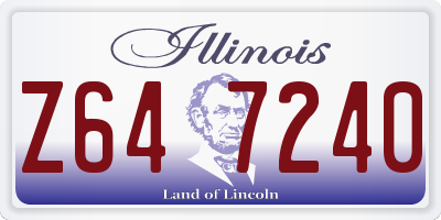 IL license plate Z647240