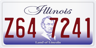 IL license plate Z647241