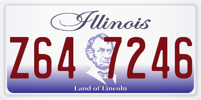 IL license plate Z647246