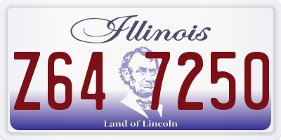 IL license plate Z647250