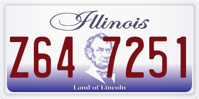 IL license plate Z647251