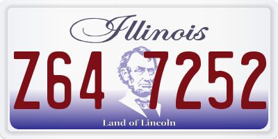 IL license plate Z647252