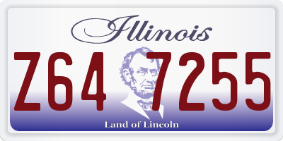 IL license plate Z647255
