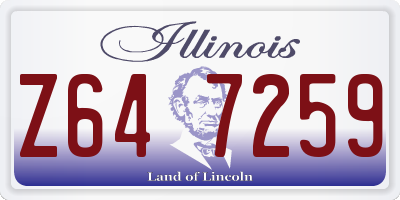 IL license plate Z647259
