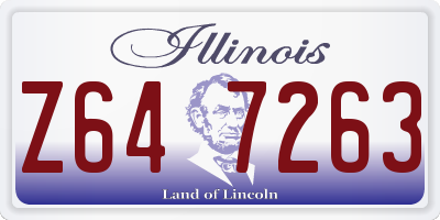 IL license plate Z647263