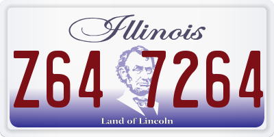 IL license plate Z647264