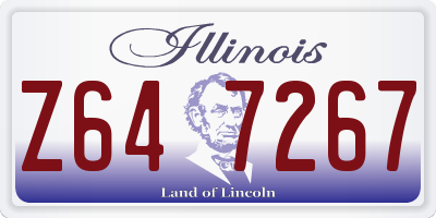 IL license plate Z647267