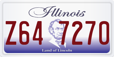 IL license plate Z647270
