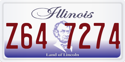 IL license plate Z647274