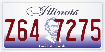 IL license plate Z647275