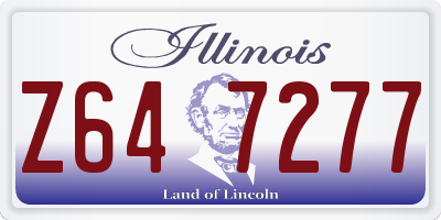 IL license plate Z647277