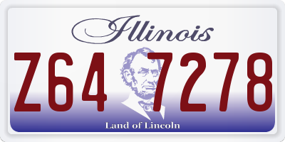 IL license plate Z647278