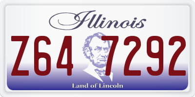 IL license plate Z647292
