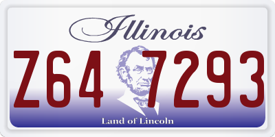 IL license plate Z647293