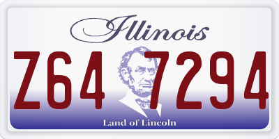 IL license plate Z647294