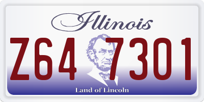 IL license plate Z647301