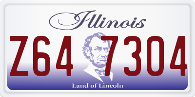 IL license plate Z647304