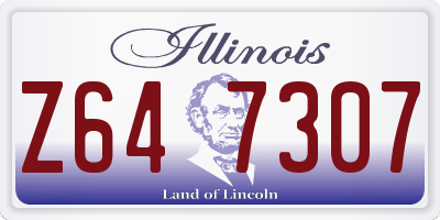IL license plate Z647307