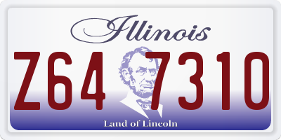 IL license plate Z647310