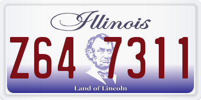 IL license plate Z647311