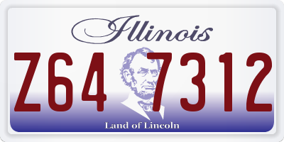 IL license plate Z647312