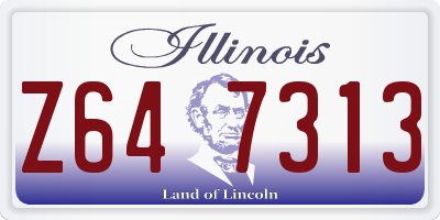 IL license plate Z647313