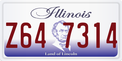 IL license plate Z647314