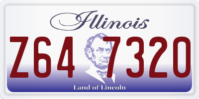 IL license plate Z647320