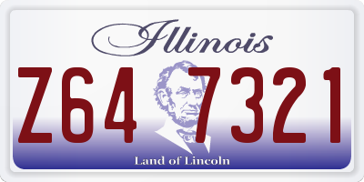IL license plate Z647321