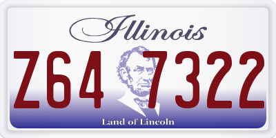IL license plate Z647322