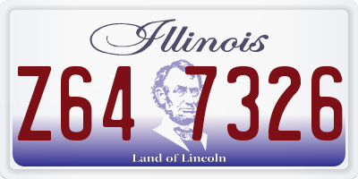 IL license plate Z647326