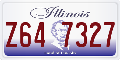 IL license plate Z647327