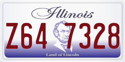 IL license plate Z647328