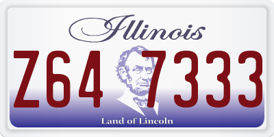 IL license plate Z647333