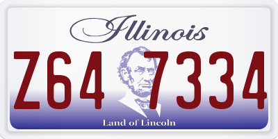 IL license plate Z647334